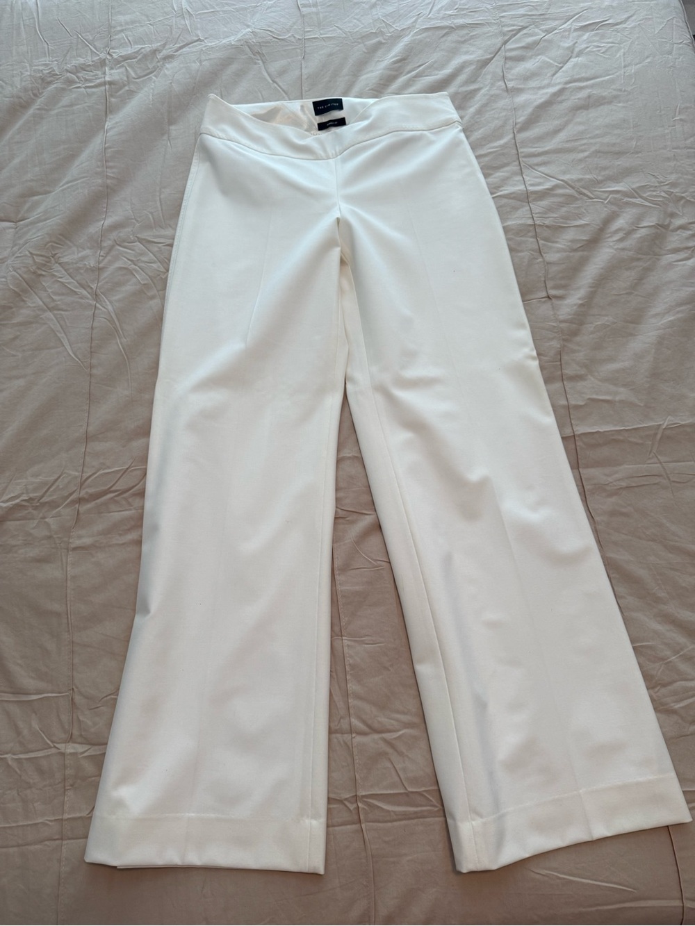 The Limited White Wide-Leg Women's Pants